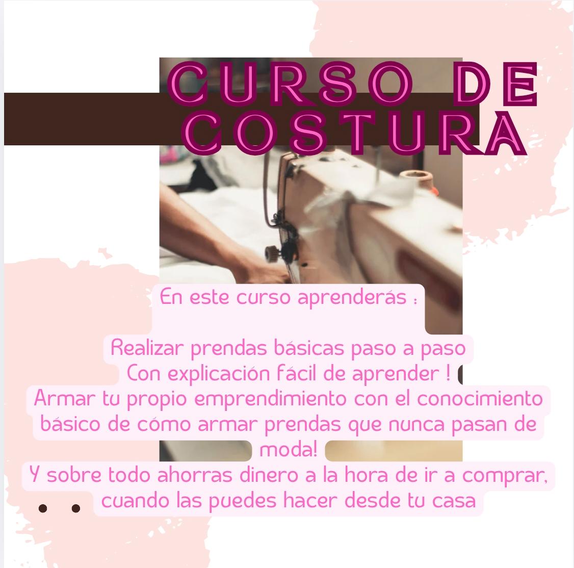 curso costura facil, aprende a coser tu propia ropa y armar tu propio emprendimiento